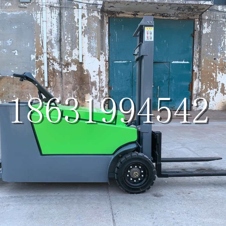 北京市小型电动叉车1吨2吨步行站驾式电瓶堆高充电装卸车液压升降车铲车